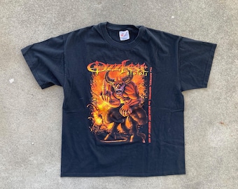 Vintage 2001 Ozzy Osbourne Merry Mayhem Tour T-shirt Allsport