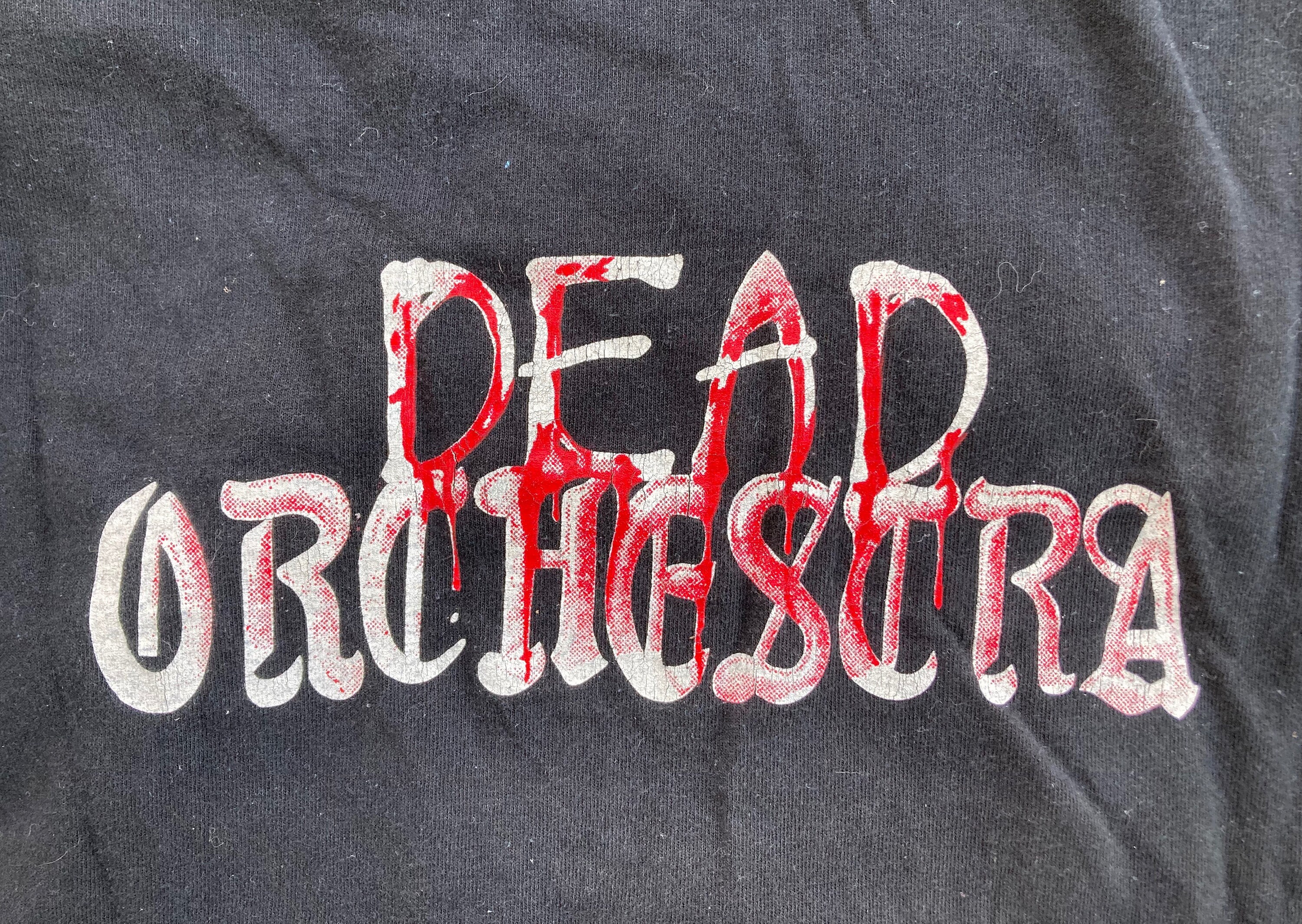 Vintage 1990s DEAD ORCHESTRA Global Lobotomy Black Cotton