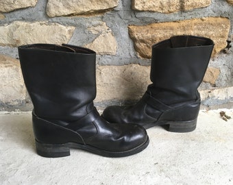 60s〜ia engineer boots vintage US7.5 Vintage Engineer Boots: 1960'S CHIPPEWA ENGINEER BOOTS