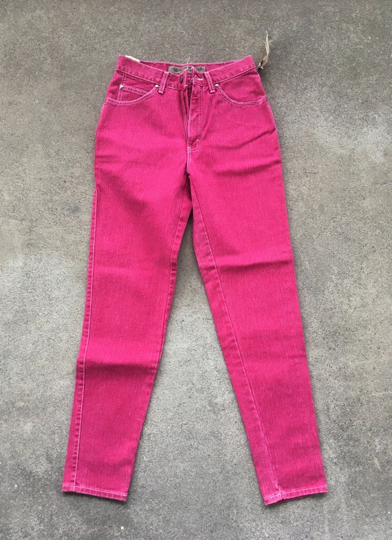 Vintage 1990s Womens LEVIS 900 Series Pink Red Ta… - image 3
