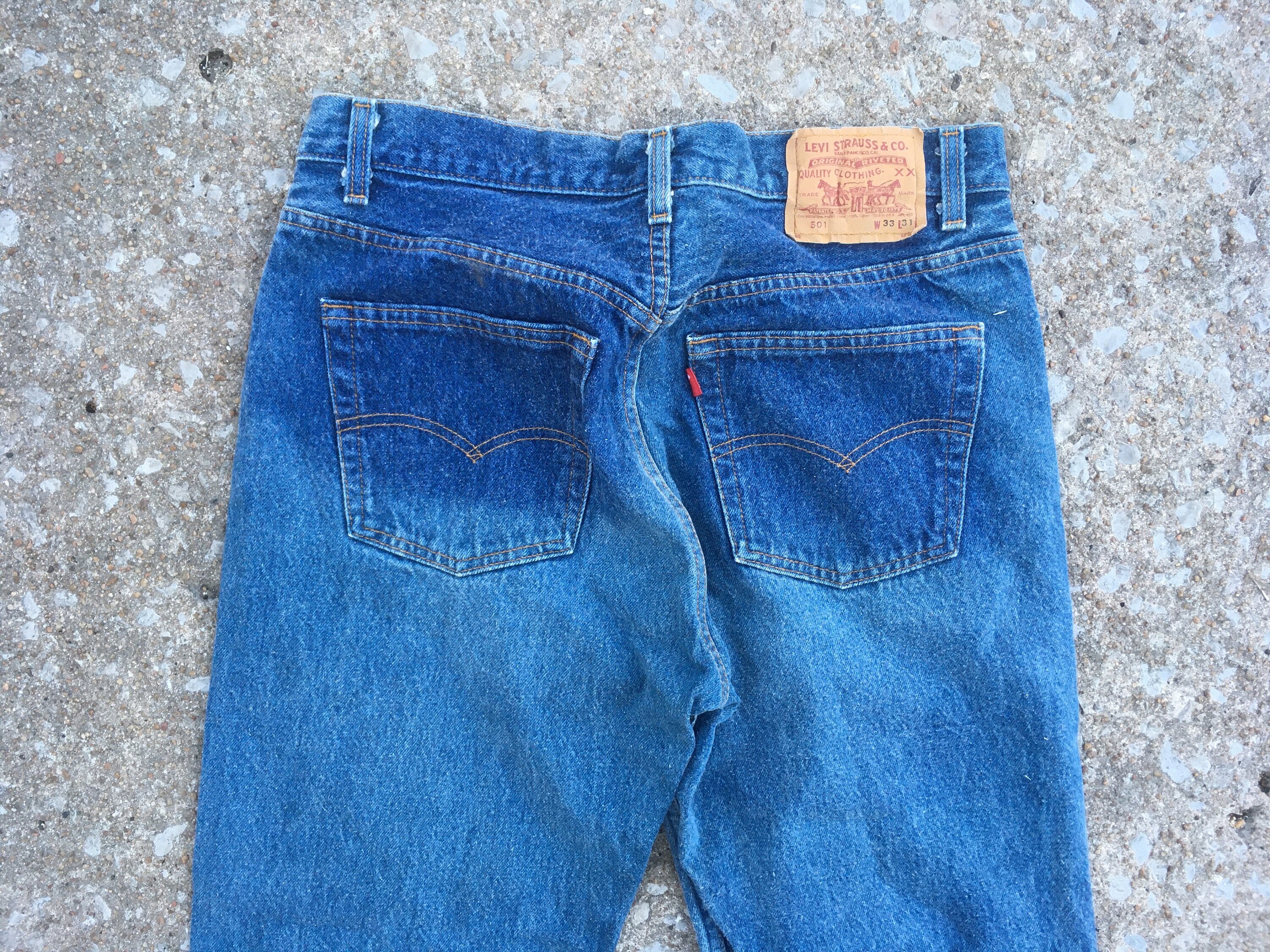 Vintage 1980s LEVIS 501 Faded Distressed Shrink to Fit Made in | Etsy