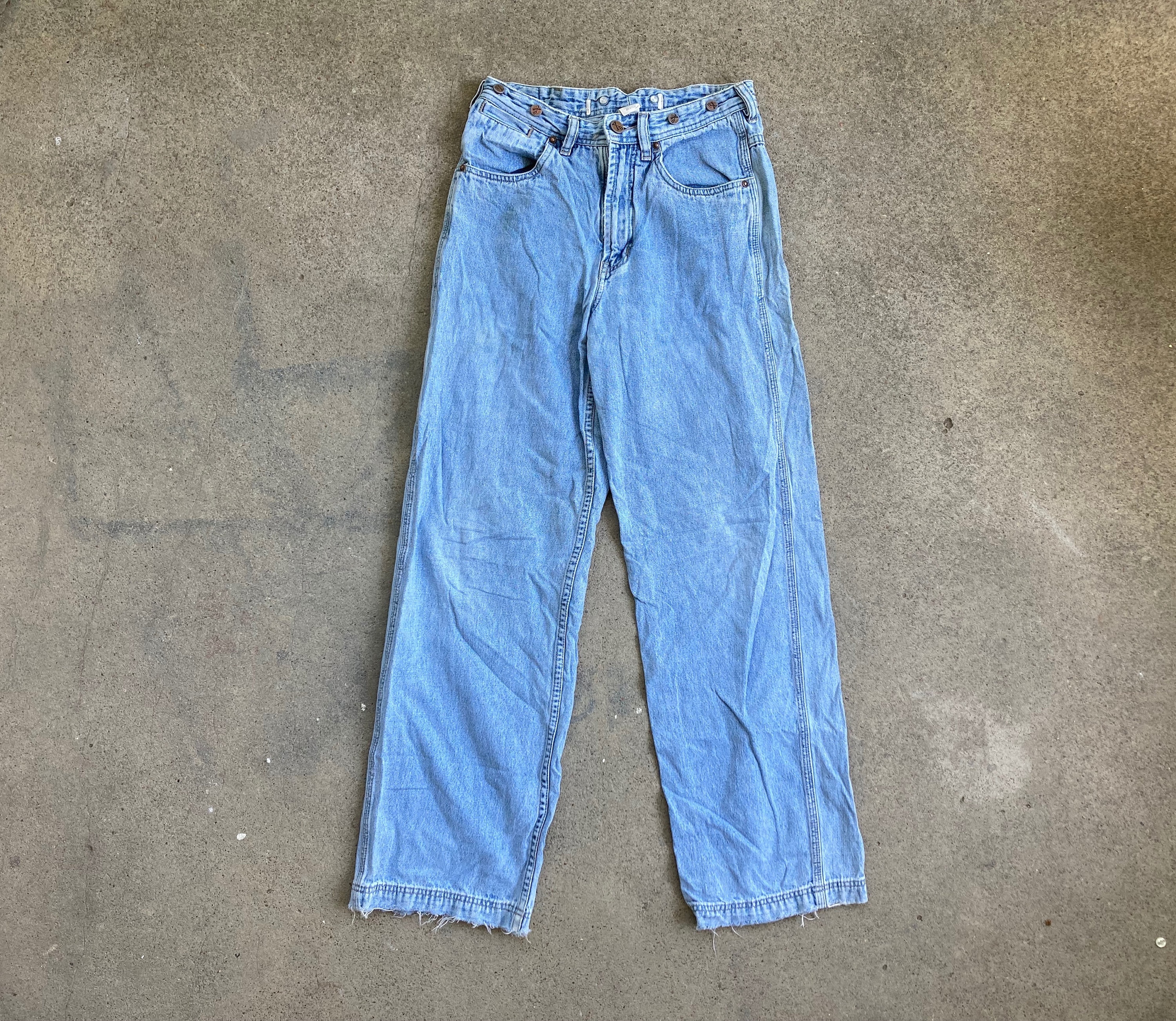 Vintage 1990s 2000s GX Faded Baggy CARPENTER JEANS Size 27 X Vintage 1990s 2000s GX Faded Baggy CARPENTER JEANS Size 27 X