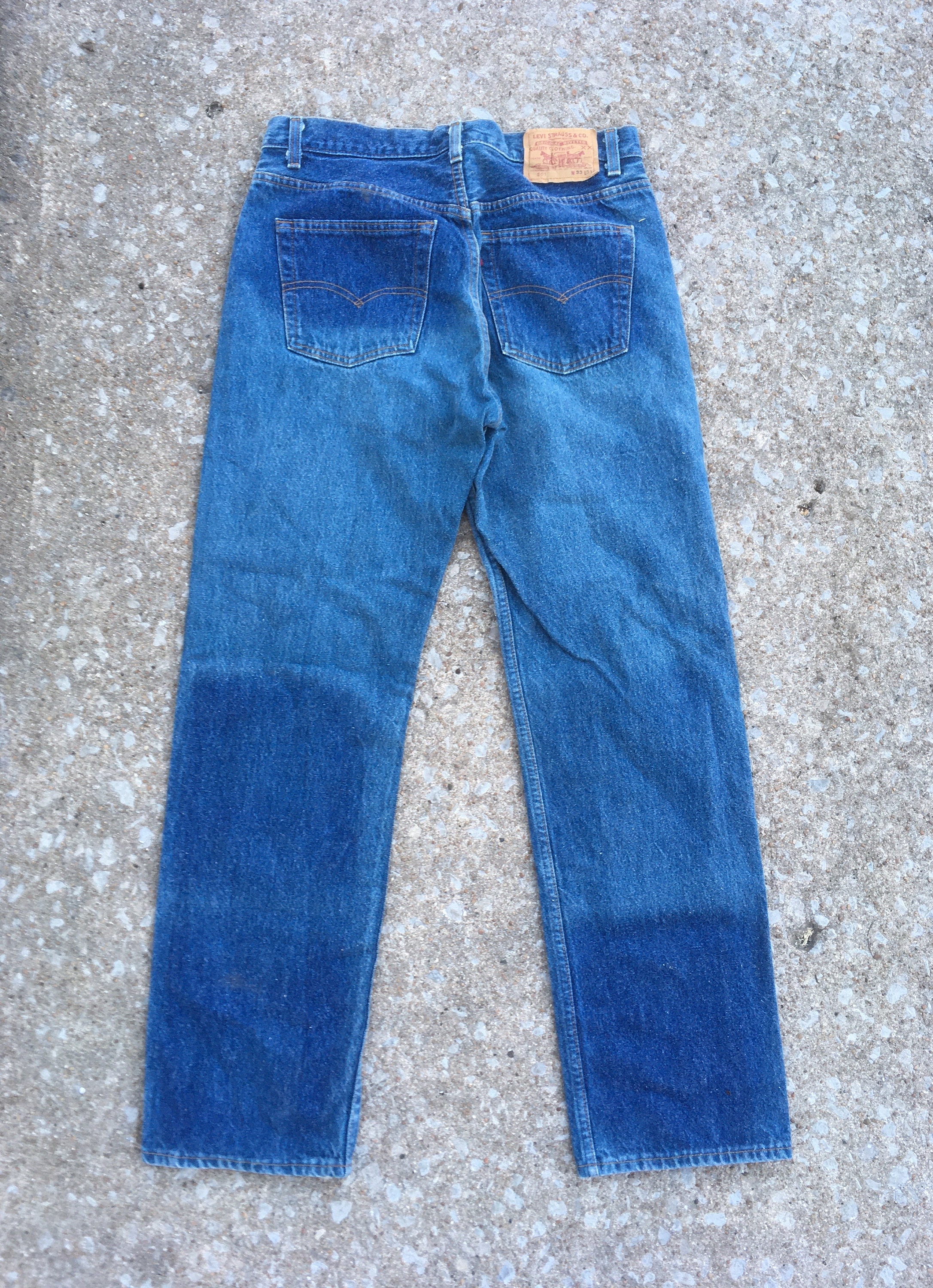 Vintage 1980s LEVIS 501 Faded Distressed Shrink to Fit Made in | Etsy
