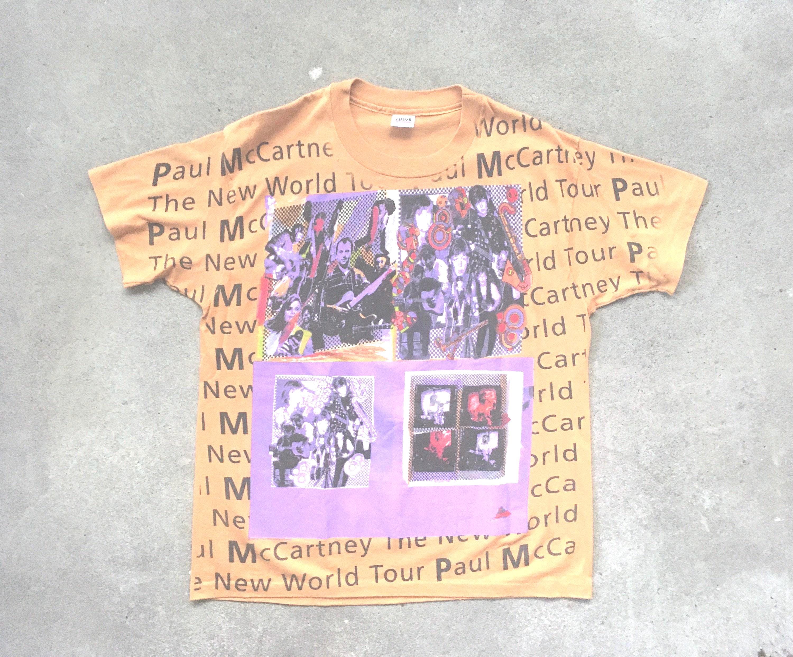 Vintage 1990s PAUL MCCARTNEY New World Tour 1993 All Over Print