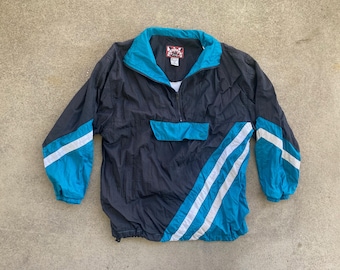 Nike Nylon Set Track Jacket + Pant Trousers Women Size S Blue