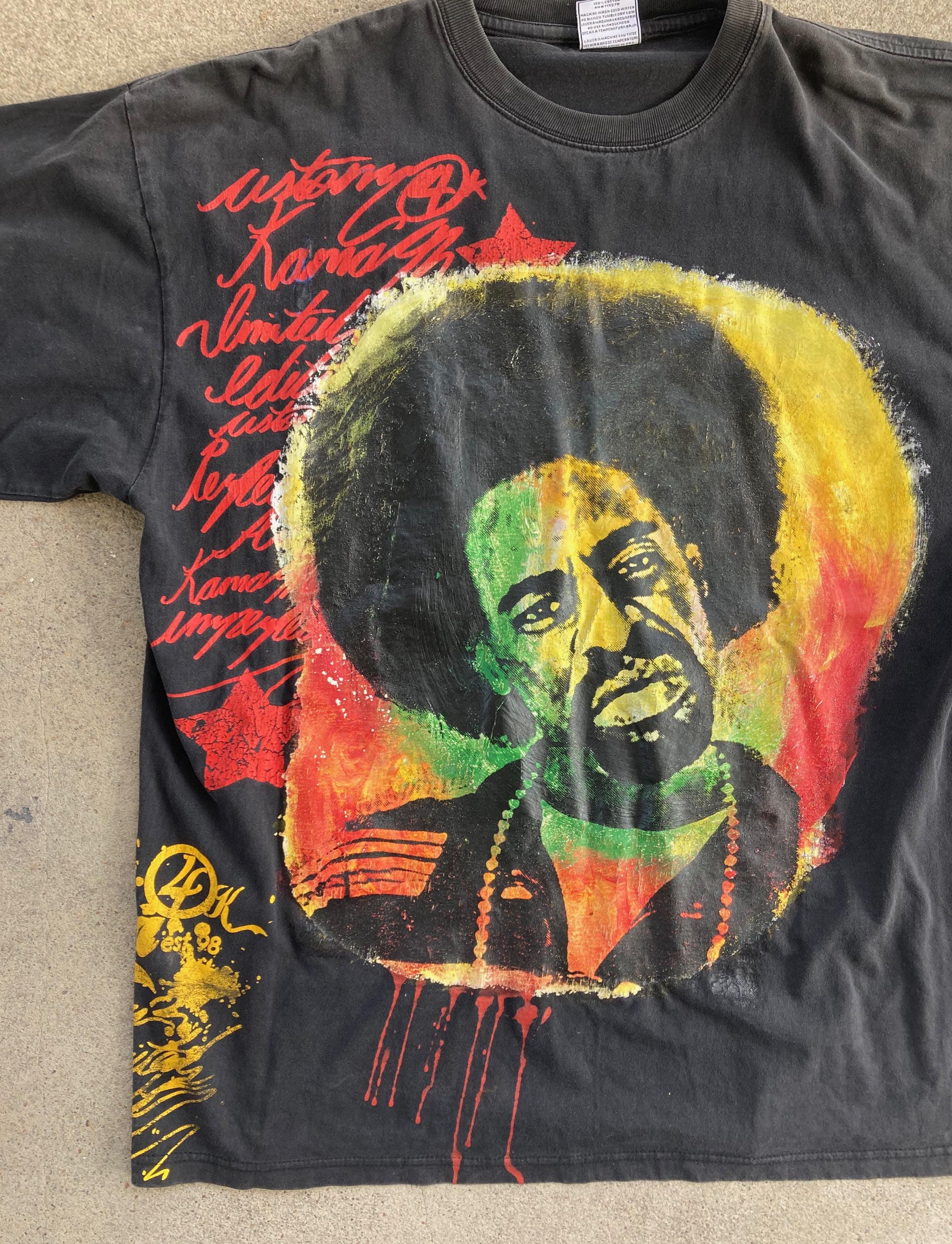 Vintage Kama MAC DRE Black Cotton T-SHIRT Size Extra Large Hand