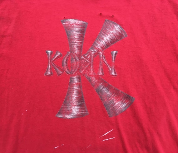 Vintage 1990s KORN 'Follow The Leader' Distressed… - image 2