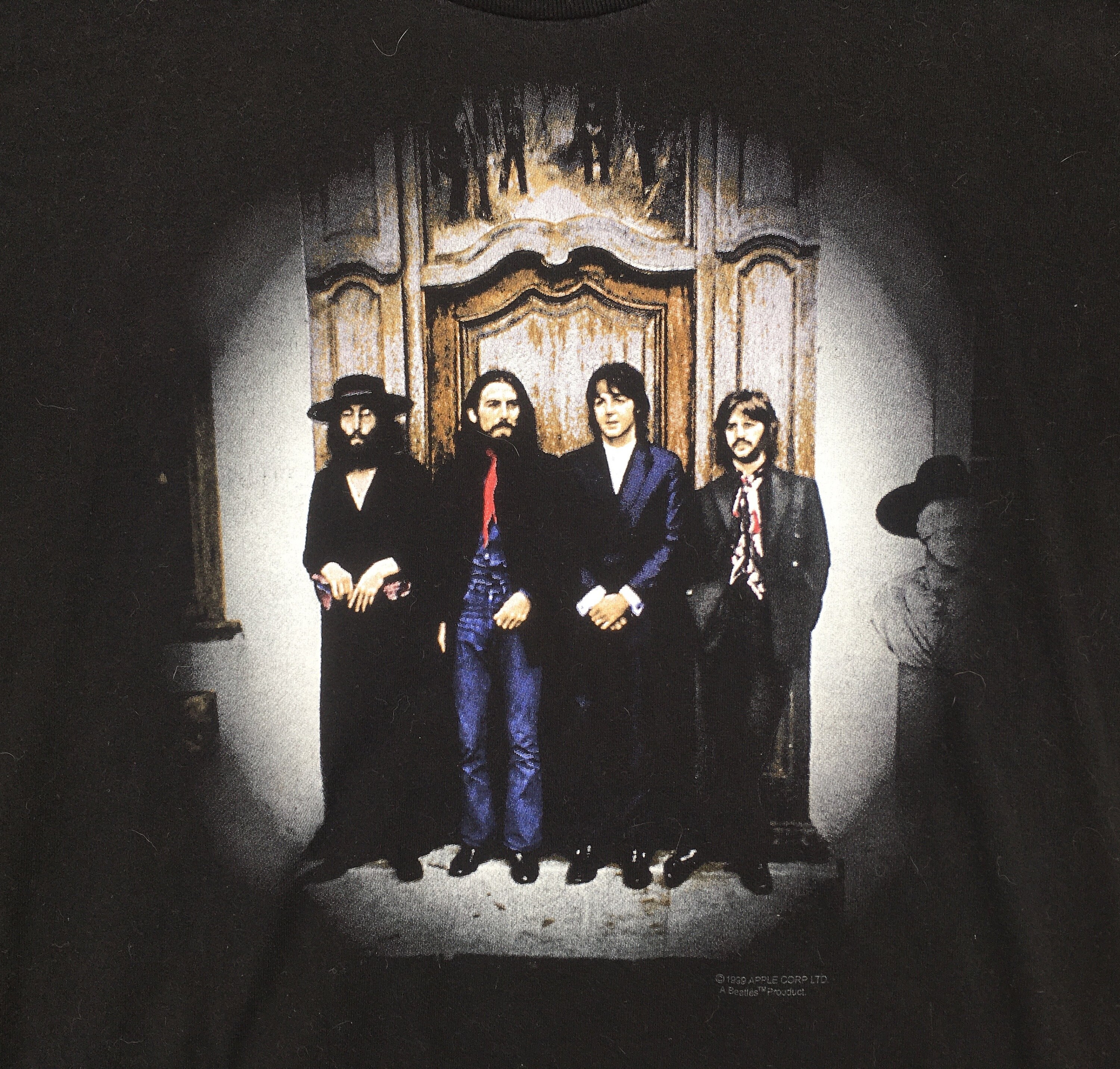 90s Vintage THE BEATLES Hey jude バンドT Vintage 1990s THE BEATLES 'hey Jude' Black Black Cotton Crewneck T