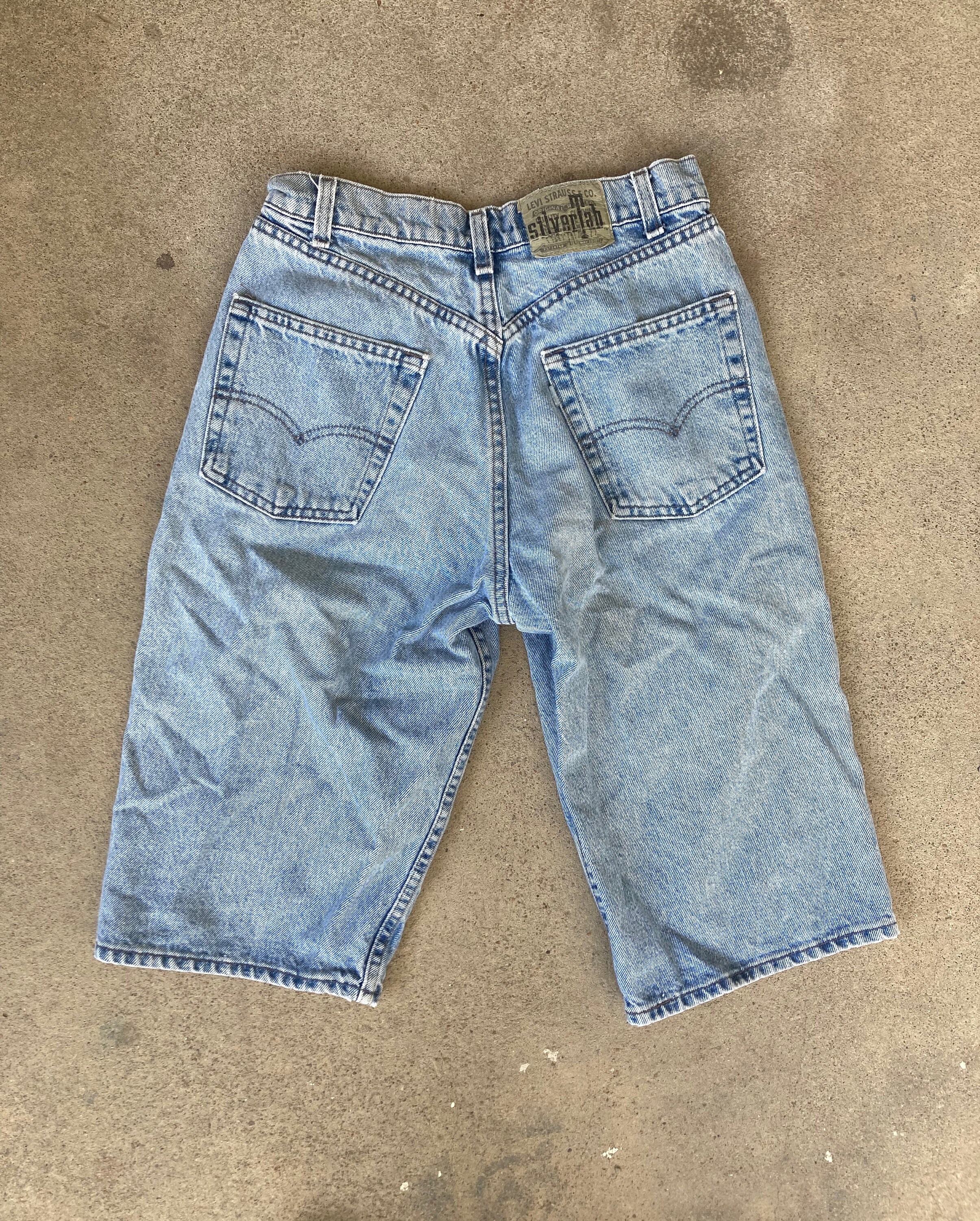 90s Levi’s silvertab denim shorts W 90s Levi's SilverTab Cotton Cargo Shorts . (Size 実寸W36