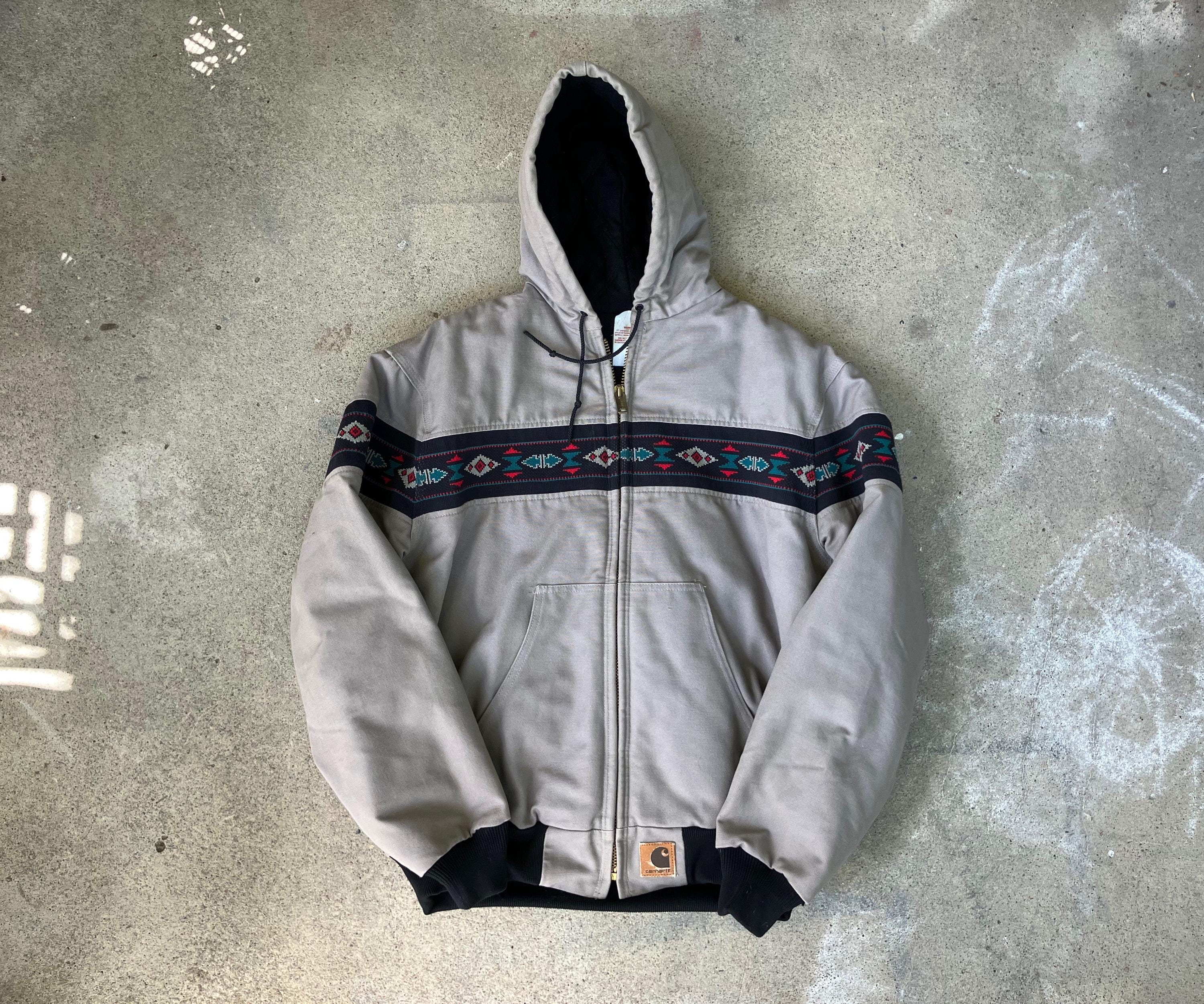 Carhartt Aztec Hooded Jacket - Etsy