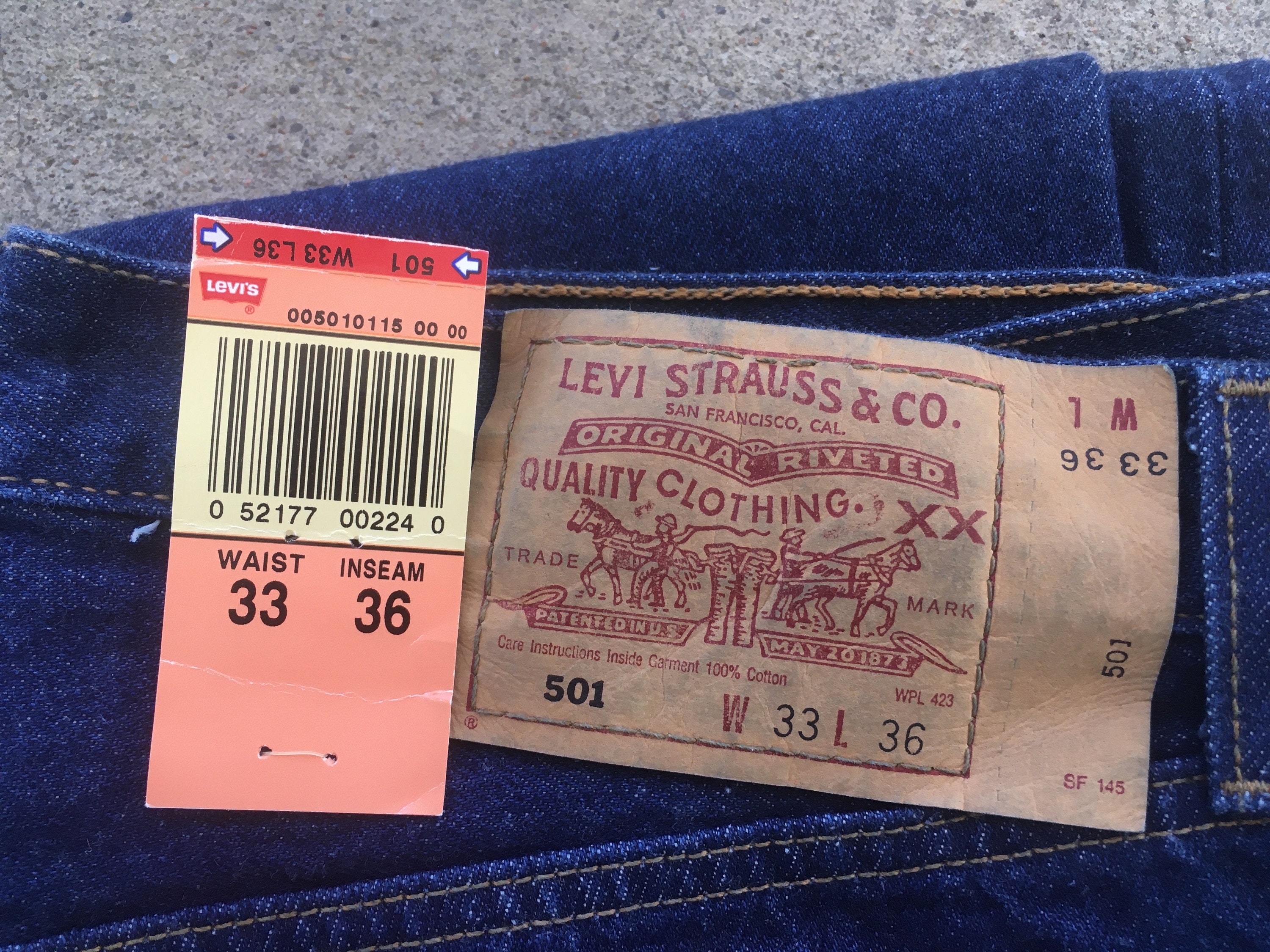 Vintage 1990s LEVIS 501 Preshrunk 547 