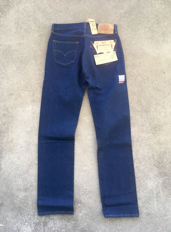 Vintage 1990s LEVIS 501 Preshrunk 547 Dark Denim Jeans 33 X - Etsy Norway