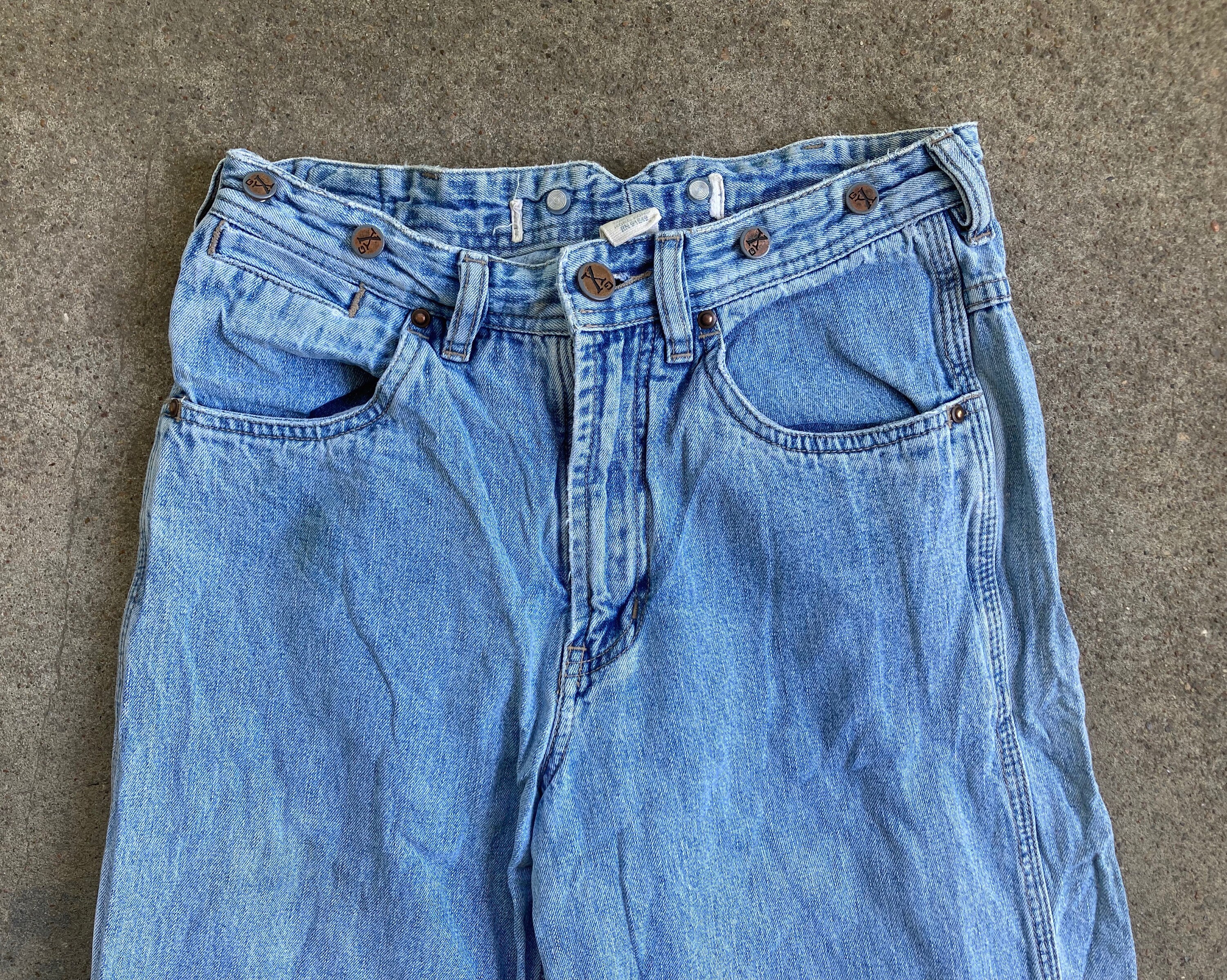 Vintage 1990s 2000s GX Faded Baggy CARPENTER JEANS Size 27 X Vintage 1990s 2000s GX Faded Baggy CARPENTER JEANS Size 27 X