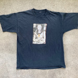 激レア 90s ARCHAIC SMILE JESUS Tシャツ USA製 XL Archaic Smile Rare Vintage 90s Christ T-Shirt Guns Axel Rose