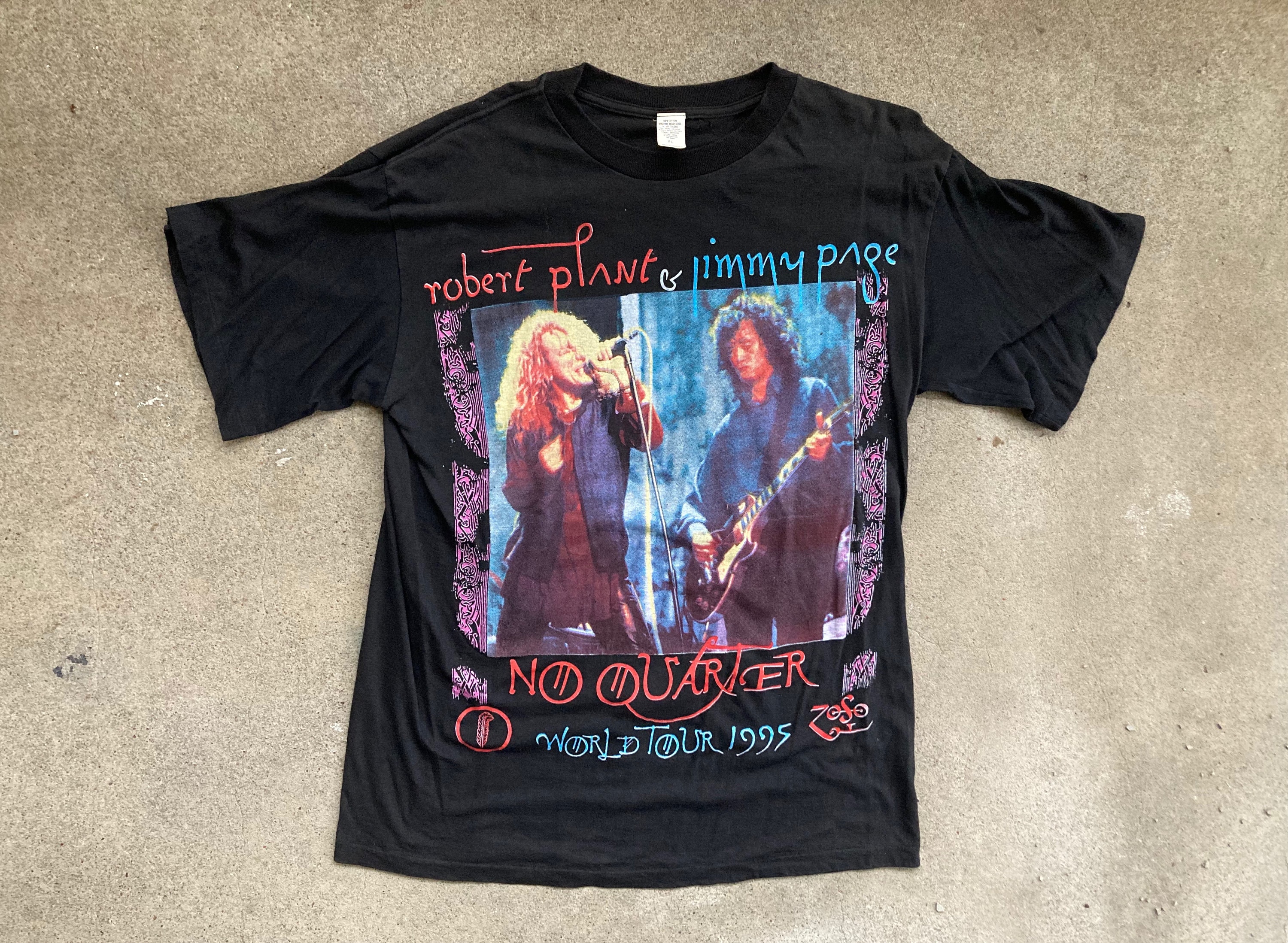 Vintage 1990s ROBERT PLANT & Jimmy Page No Quarter 1995 All Vintage 1990s ROBERT PLANT & Jimmy Page No Quarter 1995 All