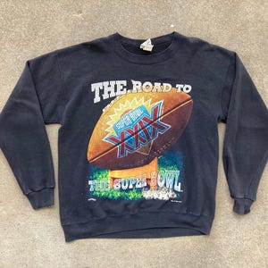 Vintage 1990s NFL Kansas City CHIEFS Pullover SWEATSHIRT Size Large Football Hipster Mahomes Kelce 1994 Road To the Super Bowl