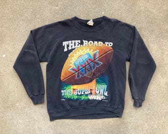 Vintage 1990s NFL Kansas City CHIEFS Pullover SWEATSHIRT Size Large Football Hipster Mahomes Kelce 1994 Road To the Super Bowl
