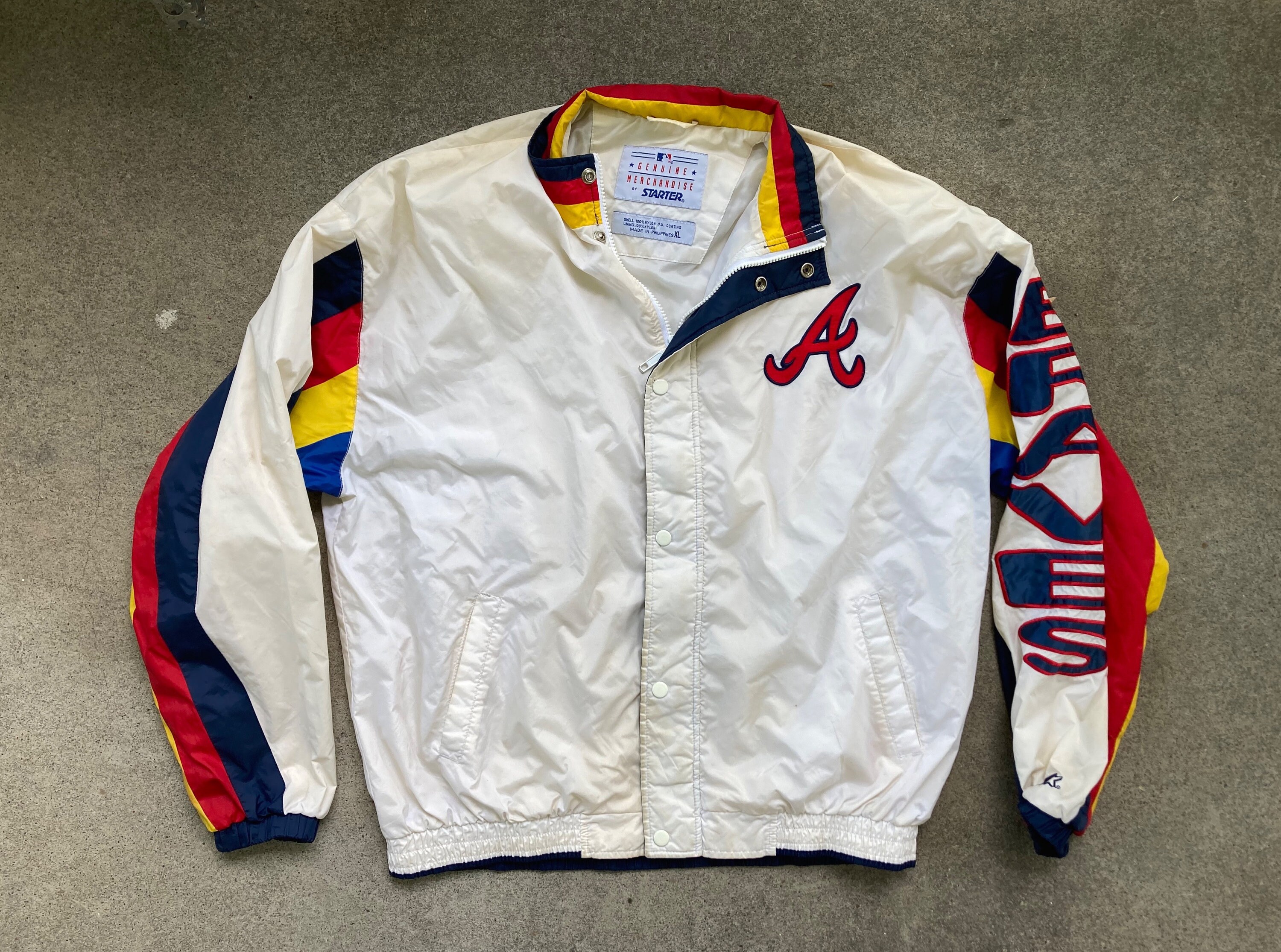 Rare Atlanta Braves Pro Player (XL) – Retro Windbreakers