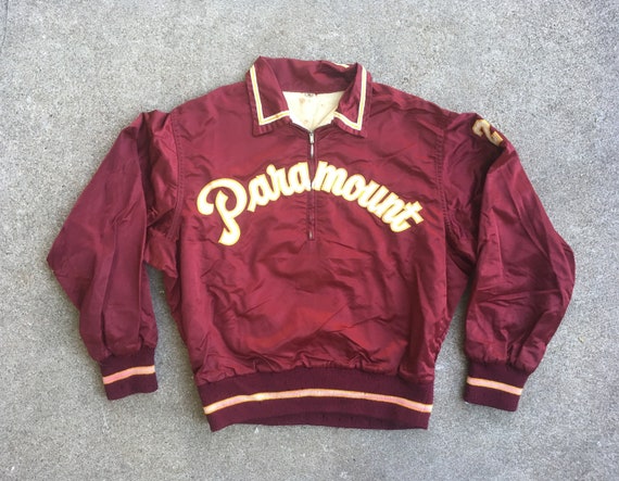 Vintage 1950s Mens PARAMOUNT High School Maroon Sa
