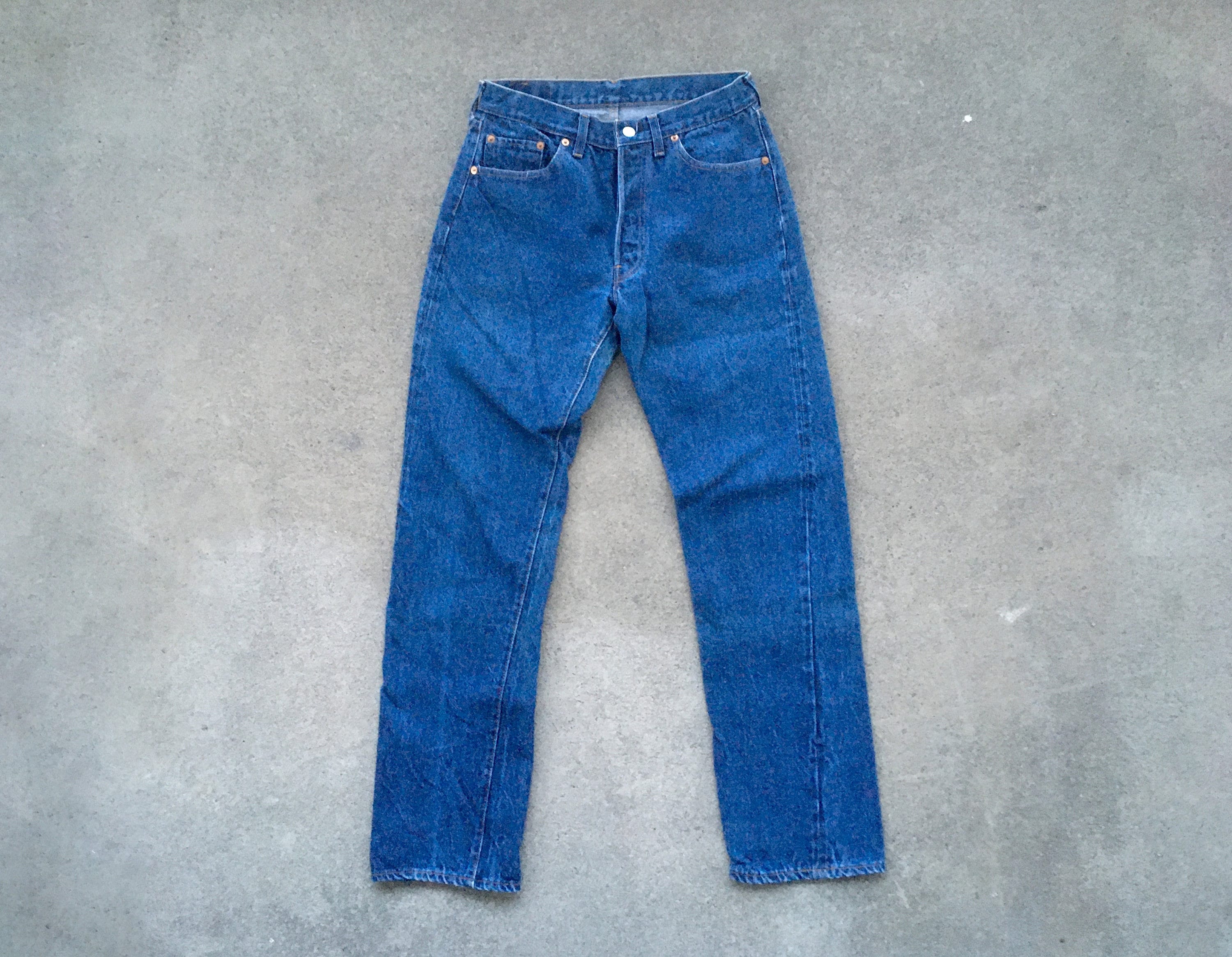 Vintage 1980s LEVIS 501 REDLINE Selvedge 558 Button Dark - Etsy