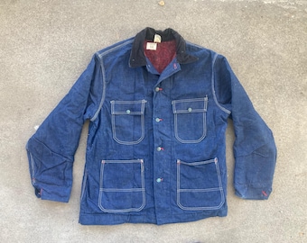 Vintage 60s Big Mac Jc Penny Union Made 100% Cotton Chore Denim