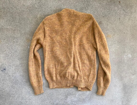 Vintage 1960s MOHAIR Burnt Flecked Orange Button up CARDIGAN Vintage 1960s MOHAIR Burnt Flecked Orange Button up CARDIGAN