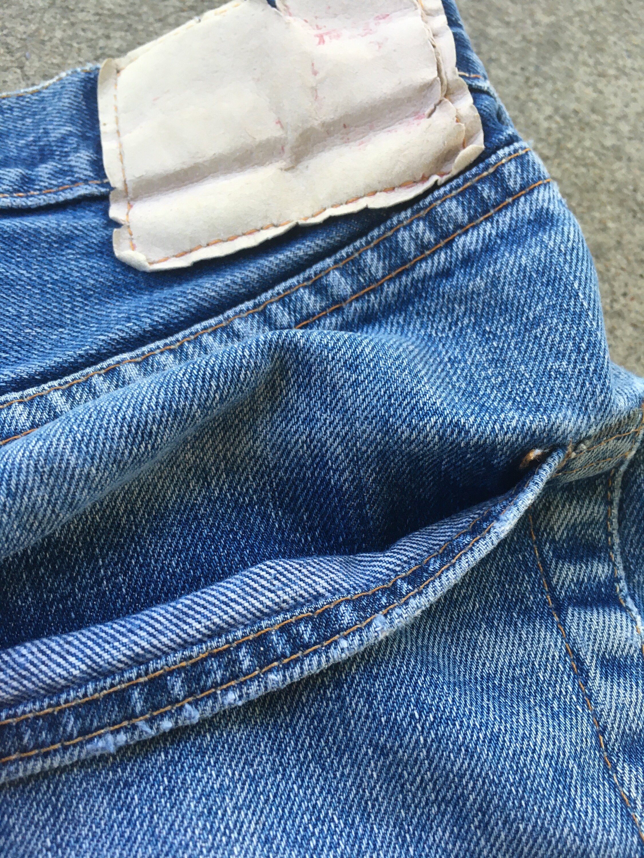 Vintage 1960s Levis 501 BIG E 8 Button Indigo Denim - Etsy