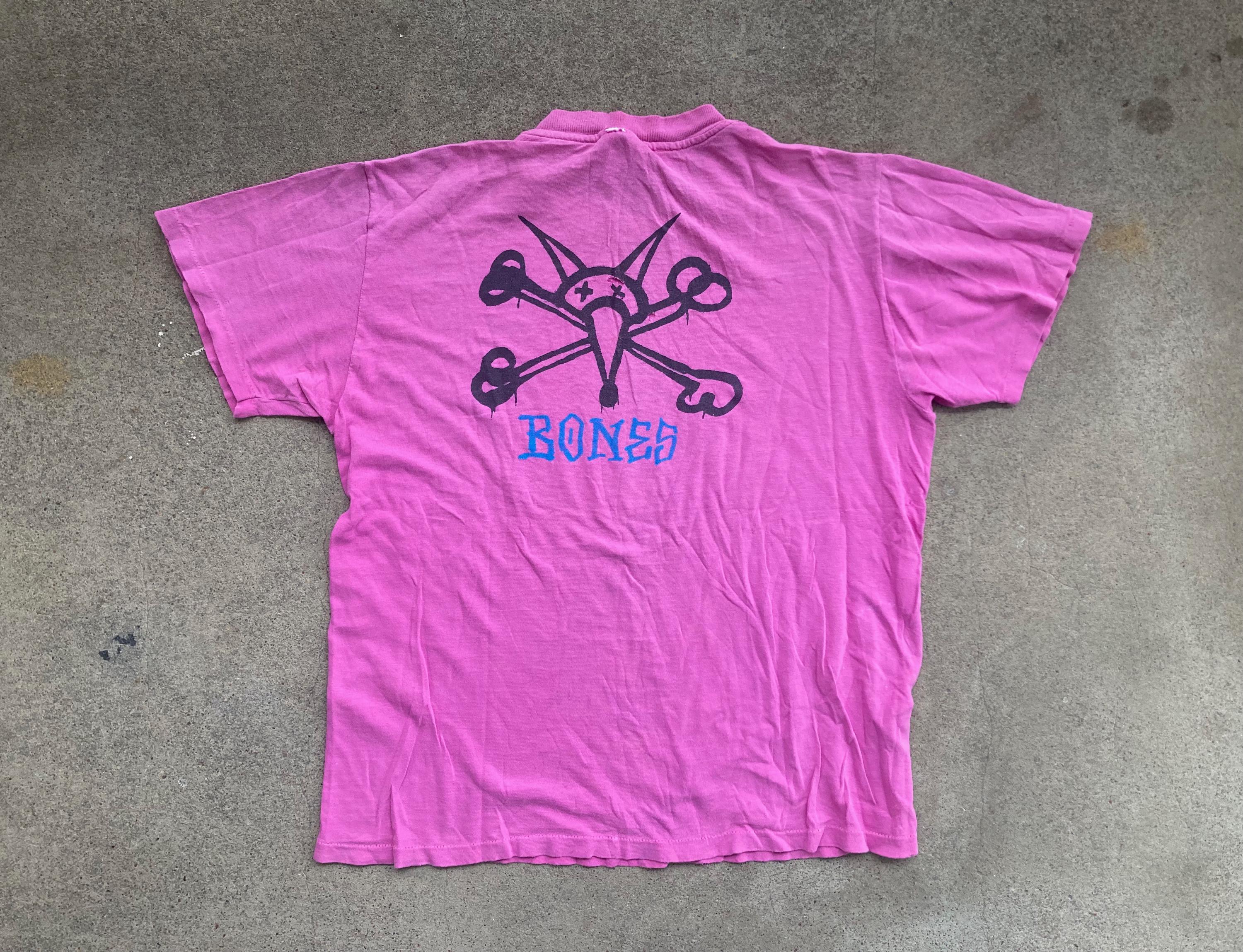 ヴィンテージ 1980年代 POWELL PERALTA ラットボーンズ ピンク T ヴィンテージ 1980年代 POWELL PERALTA ラットボーンズ ピンク T