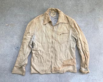 Vintage 1970s CHARLES DALY Camo Zipper Fly PANTS Size 33 X