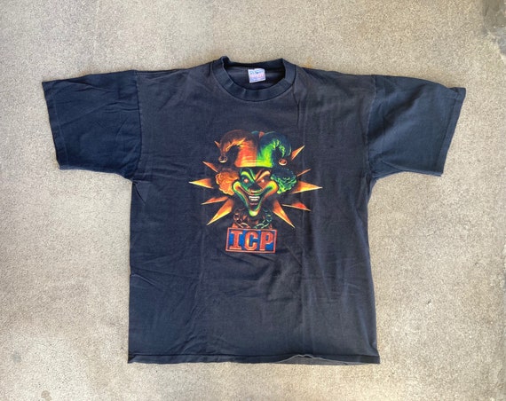 Vintage ICP Insane Clown Posse 2000 Black Cotton Crewneck T