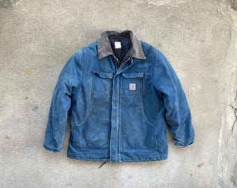 70's 【USA製】OSH KOSH Denim Work Jacket Vintage 1970s OSH KOSH Dark Denim Zip up Jean JACKET Size