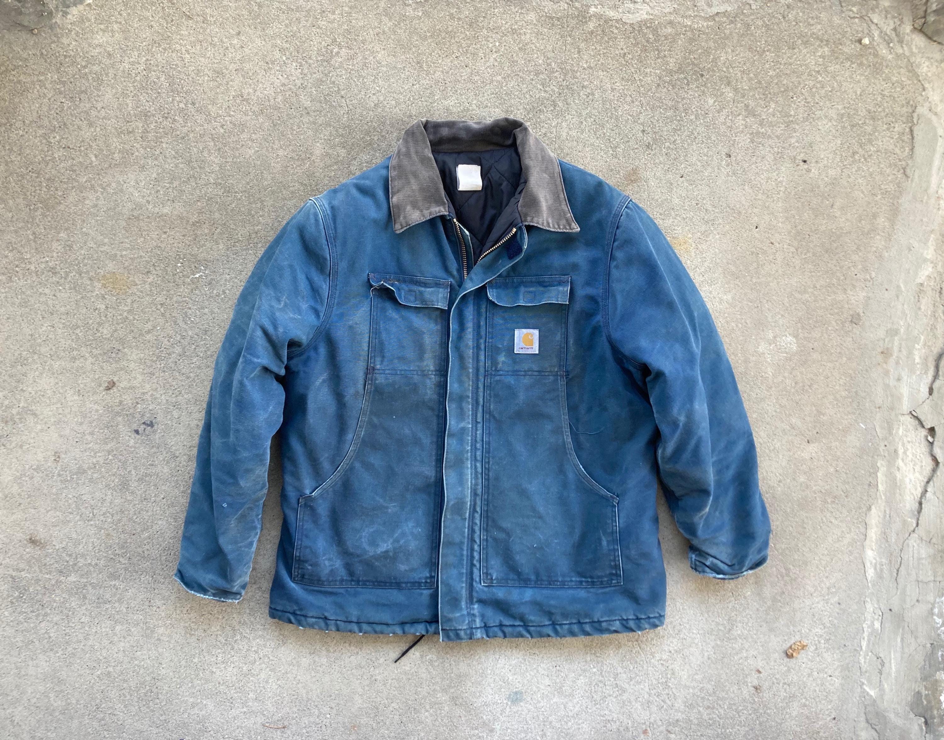 Carhartt Detroit Jacket ネイビー 90s Carhartt Detroit Jacket Navy Size L Vintage Japan | eBay