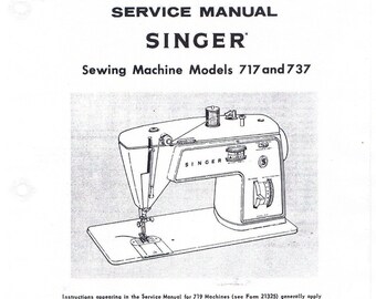 Singer Sewing Machine 240 Series 242 248 Service Adjusters Repair Manual Book