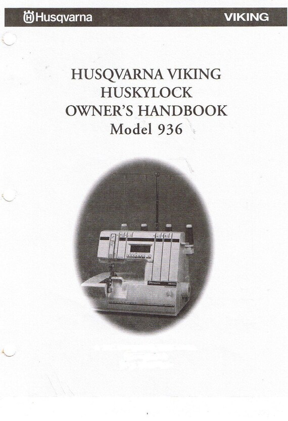 Husqvarna Viking Huskylock Model 936 Manual