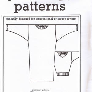 May include: A black and white line drawing of a wedge top and dress sewing pattern. The pattern is labeled "great copy patterns" and includes the address "4901 washington avenue racine, wisconsin 53406". The pattern is labeled "wedge top and dress #1205".