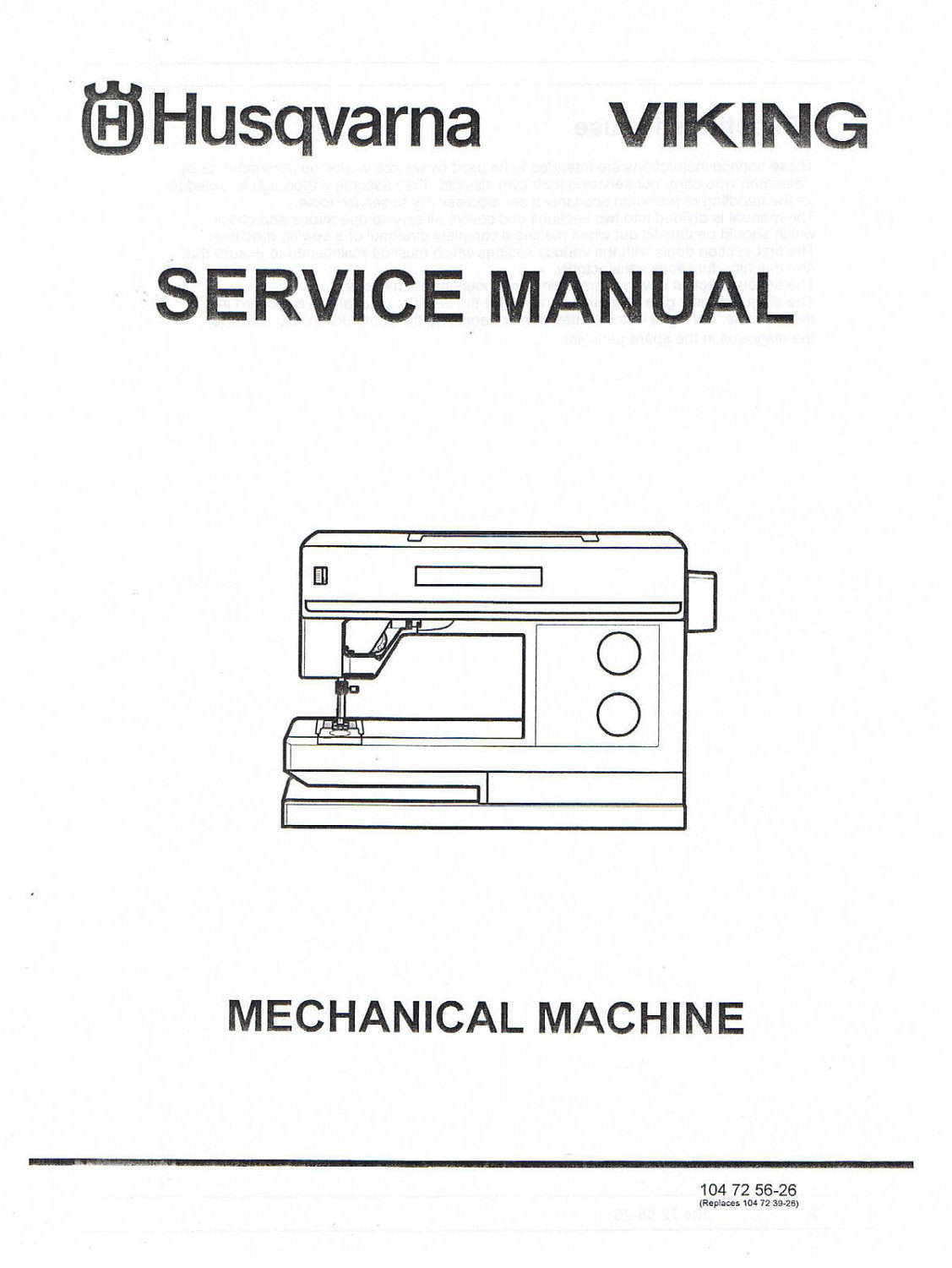 PDF Husqvarna Viking Mechanical Sewing Machine Service Repair | Etsy 50