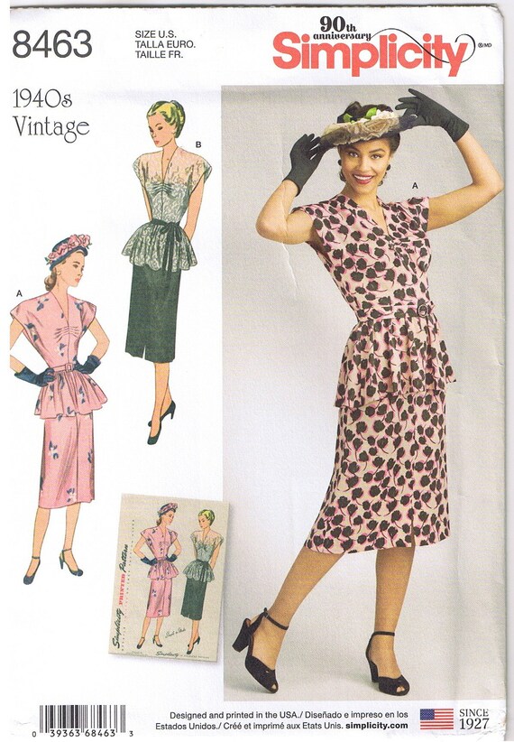 vintage peplum top
