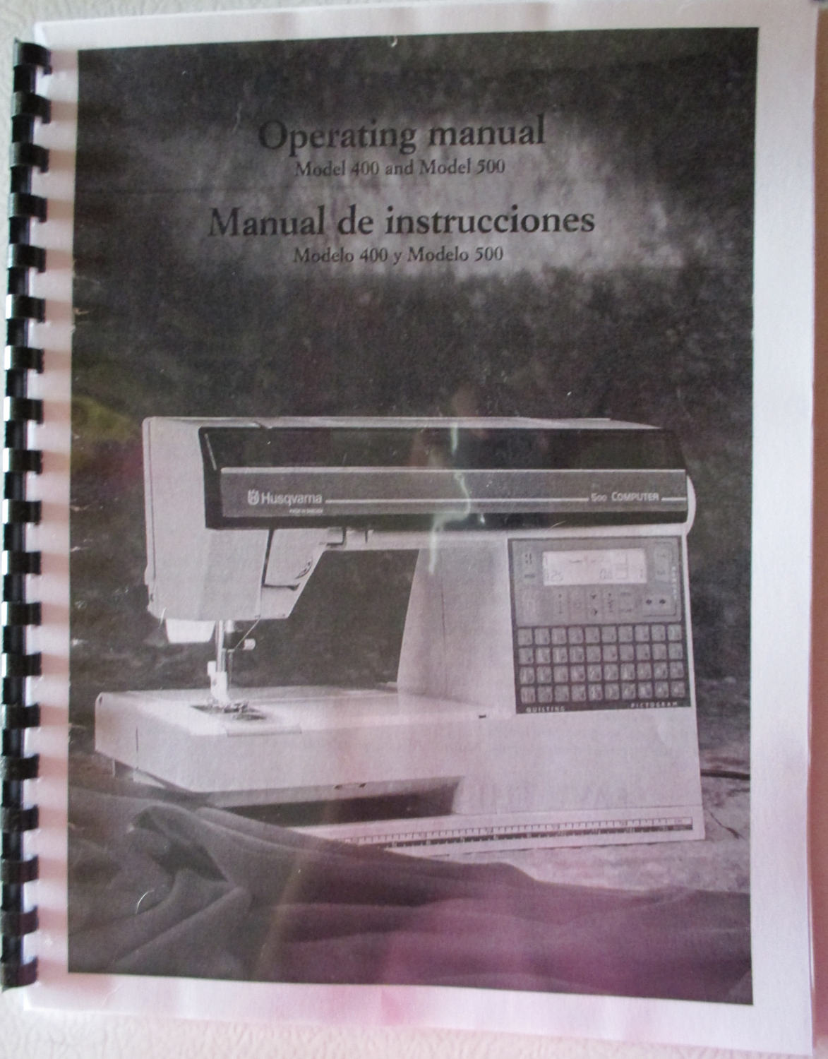 Husqvarna Viking 400 500 Computer Sewing Machine Users Guide Owners Operating Instruction Manual Book