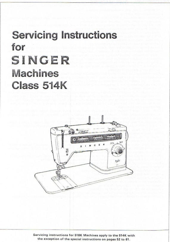 Sewing Machine Tension Chart Singer