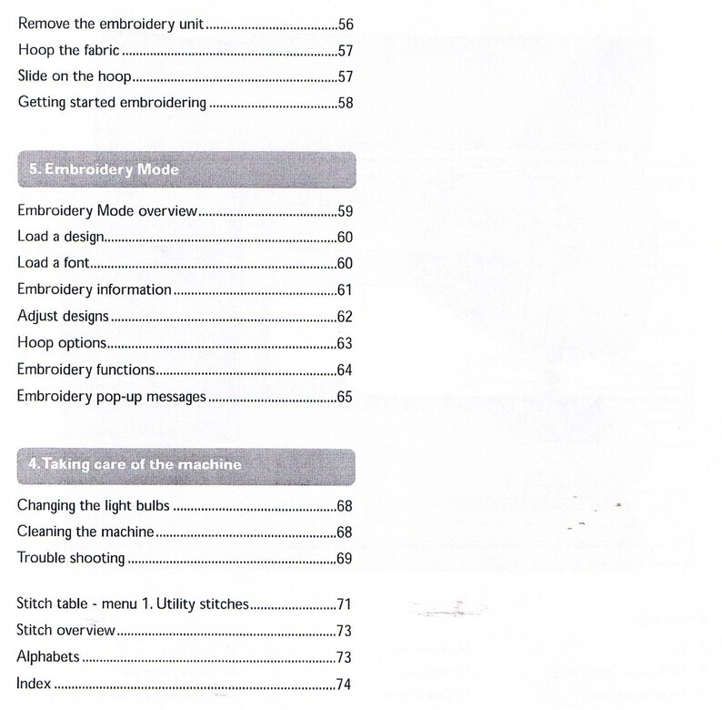 Husqvarna Viking Designer Topaz 20 30 Sewing Embroidery Machine Owners Users Guide Operating Instruction Manual Book How to Sew Use Thread