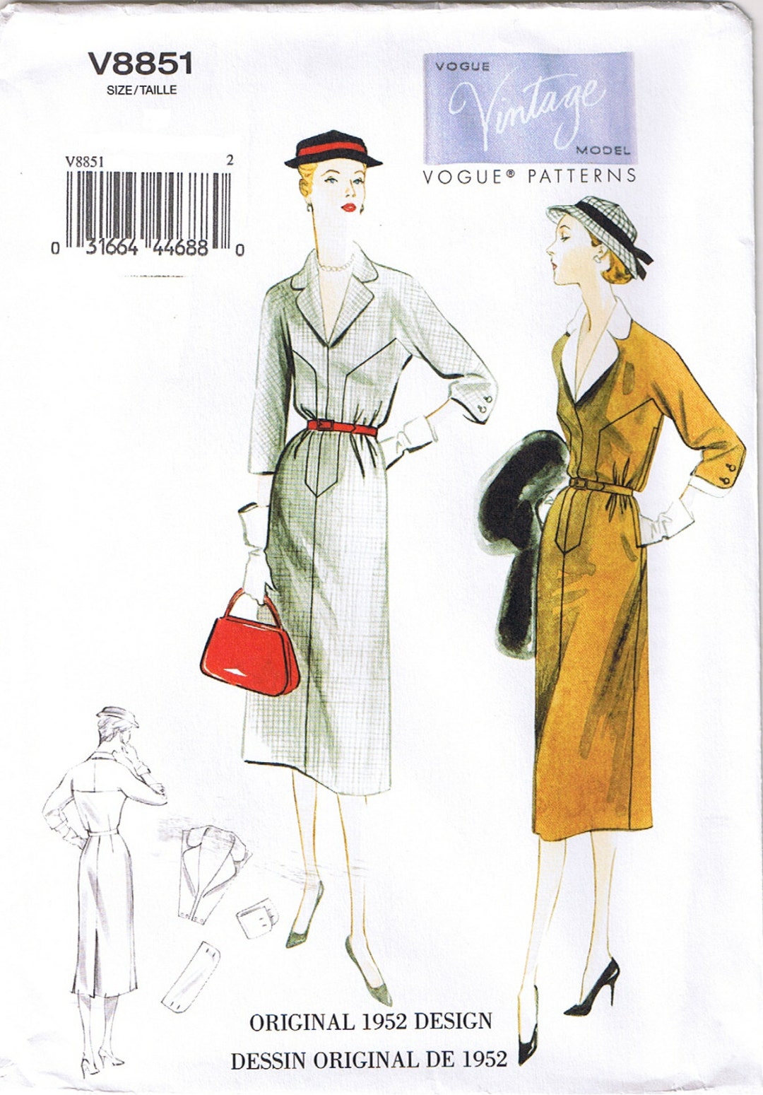 50s Semi Fitted Dress Detachable Collar Yoke Extends to - Etsy