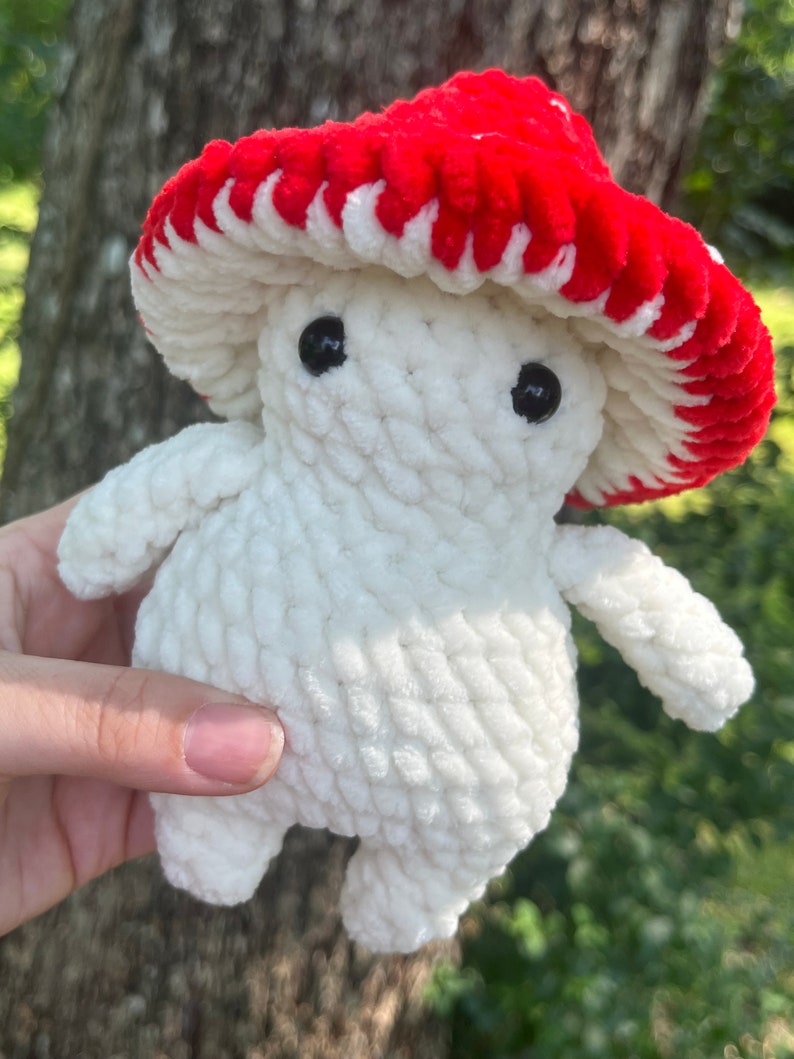 Tyce the Toadstool Low Sew Crochet Pattern image 2