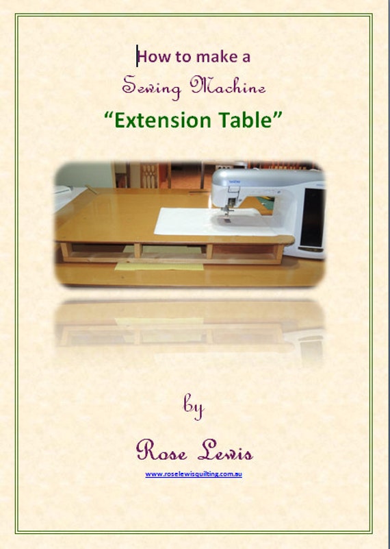 Items similar to How to Make a Sewing Machine Extension Table. on Etsy