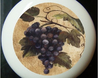 Grape Kitchen Decor Etsy