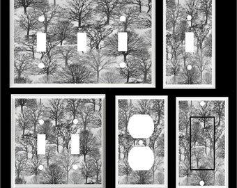 Forest Switch Plate Etsy