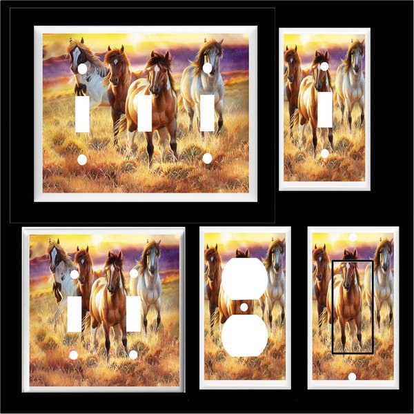 Horse Light Switch Cover - Etsy