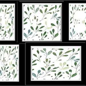 GREEN LEAVES BOTANICAL  Style #11  Light Switch Cover Plate or Outlet   Home   Decor