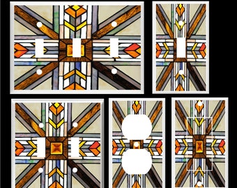 Southwest Design 16 Stained Glass Inspired Image Rustic Cabin Etsy Hong Kong
