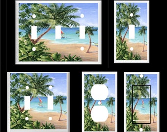 3D Rose LSP_228573_6 Cook One Foot Island Tropical White Sand Beach 2 Plug Outlet Cover 3D Rose LSP_228573_6 Cook One Foot Island Tropical White Sand Beach 2 Plug Outlet Cover