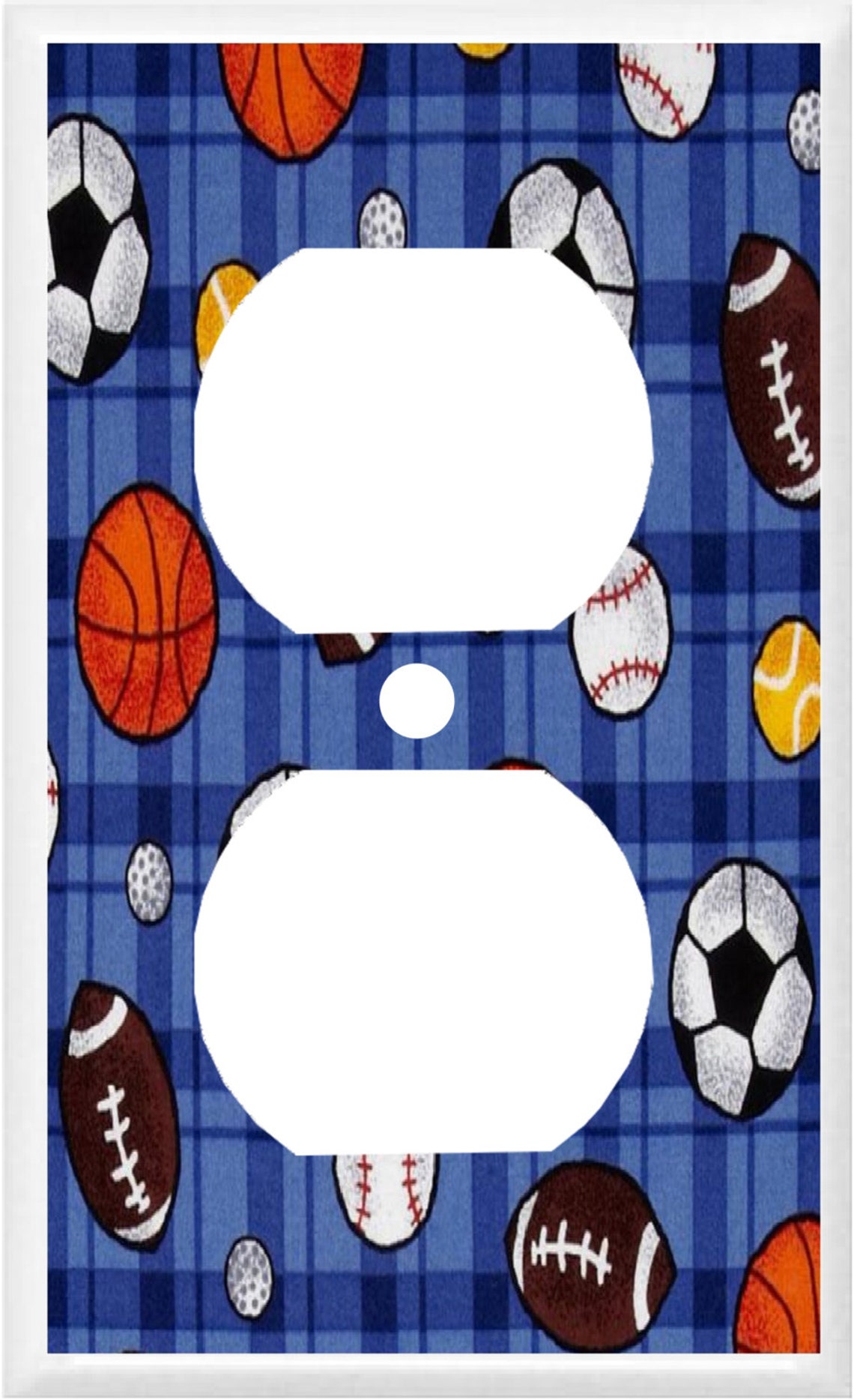 All Sports Light Switch Cover Plate or Outlet Boys Room Decor Etsy